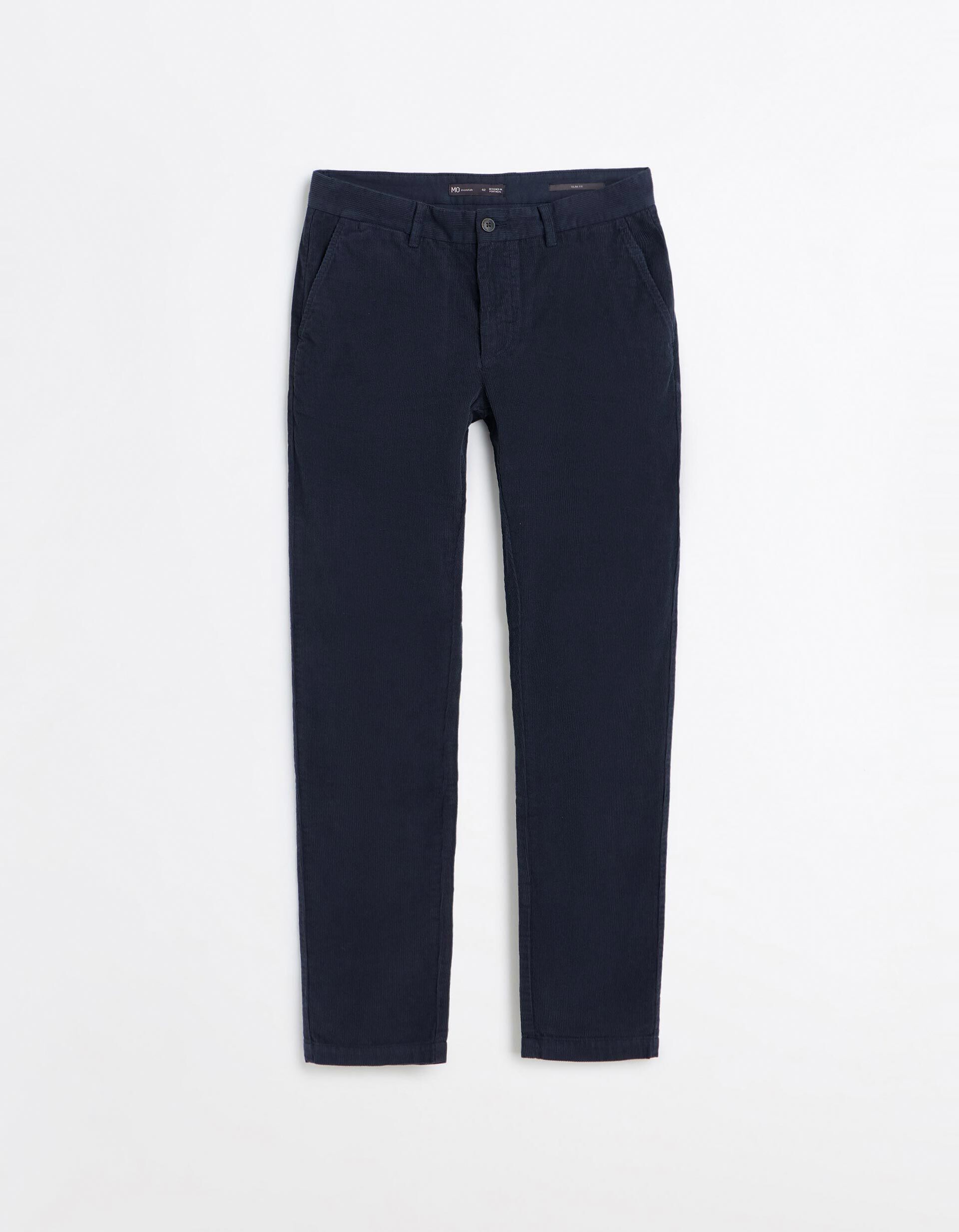 Comprar Online Cal&ccedil;as Chino Slim-Fit, Homem, Azul Escuro