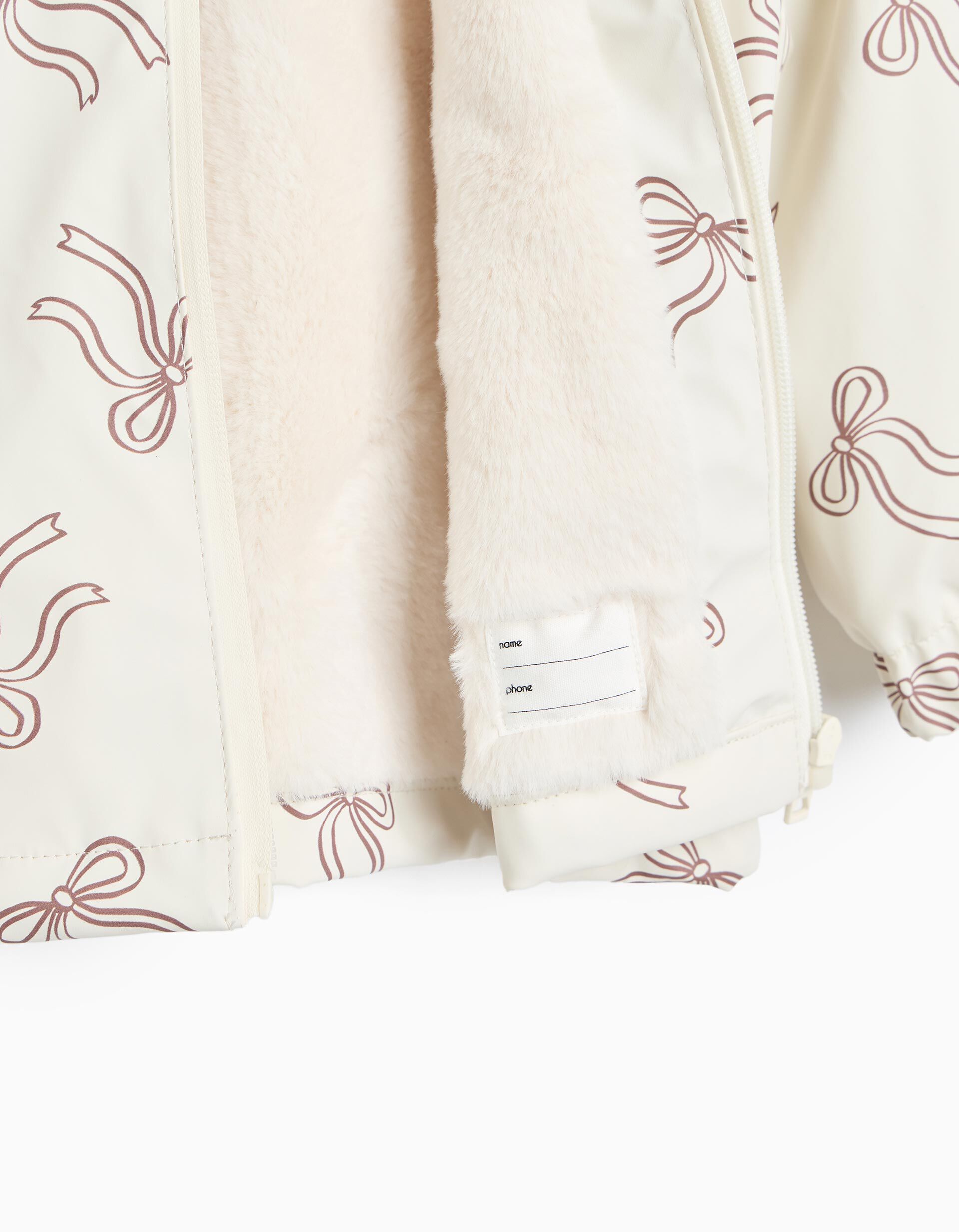 Comprar Online Parka Imperme&aacute;vel Com Capuz, Menina, Branco