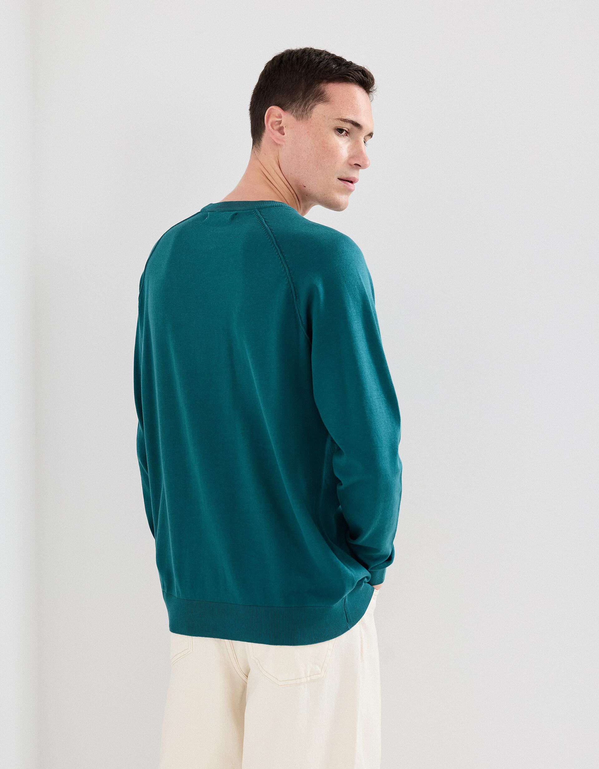 Comprar Online Camisola de Malha, Homem, Verde Escuro