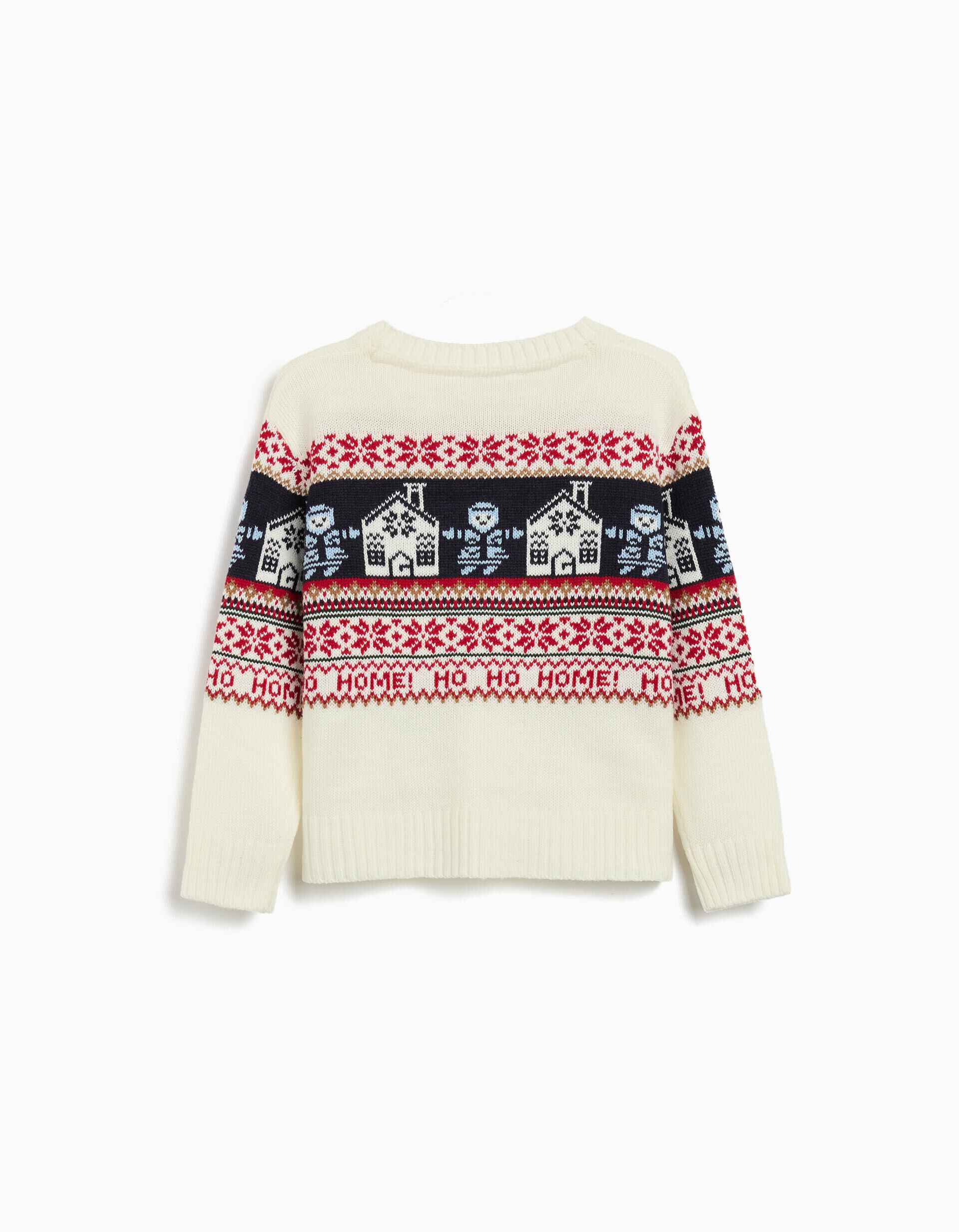 Comprar Online Camisola Malha Natal, Menina, Branco