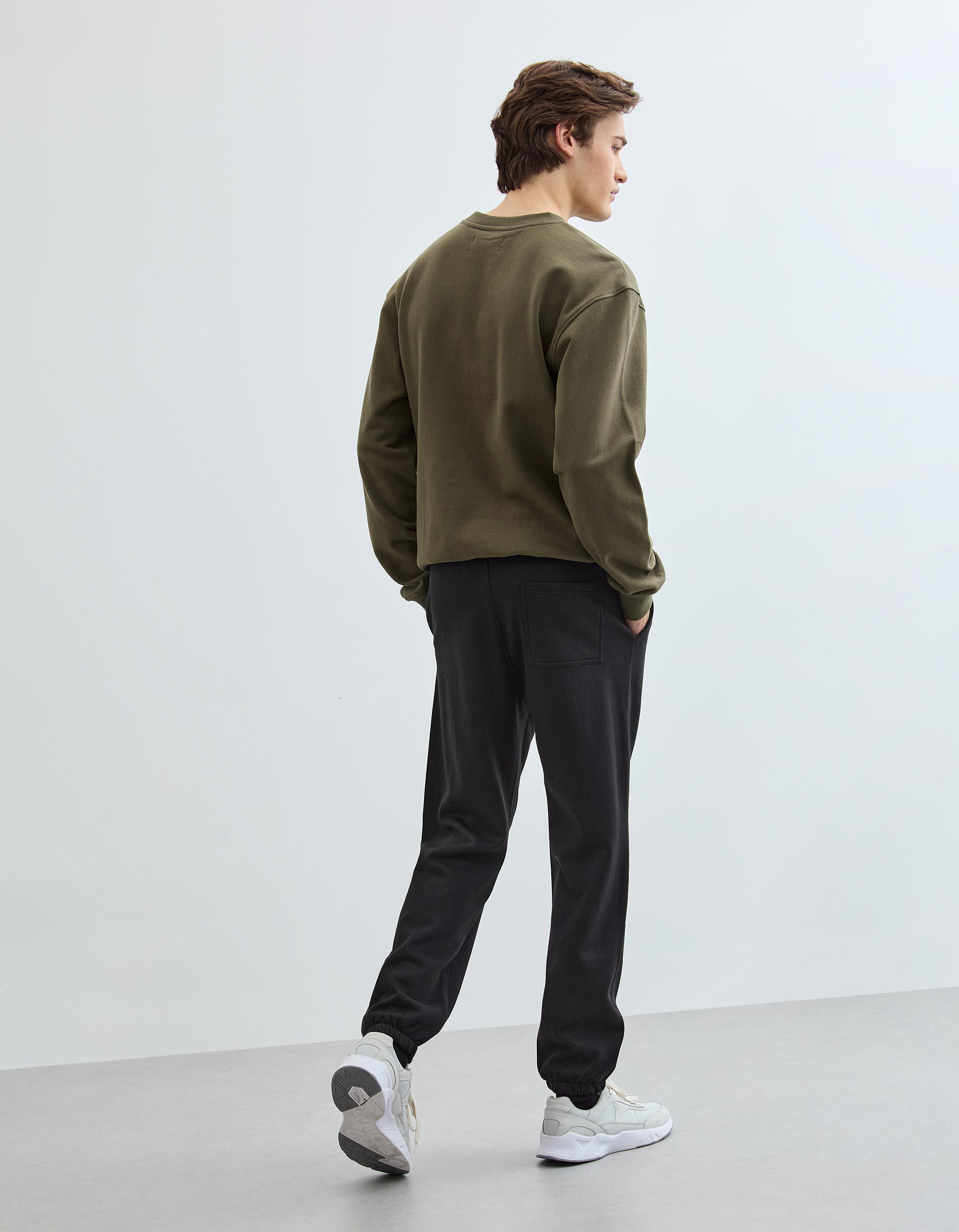 Comprar Online Cal&ccedil;as Jogging de Felpa, Homem, Preto