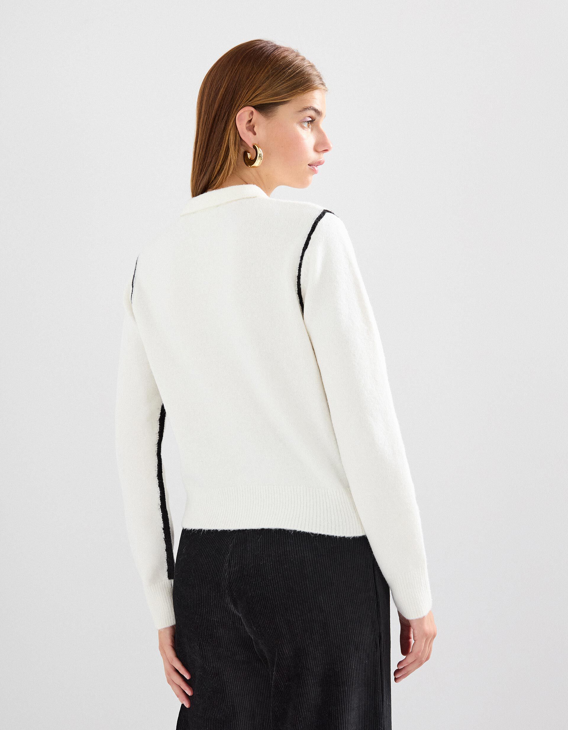 Comprar Online Casaco de Malha, Mulher, Branco