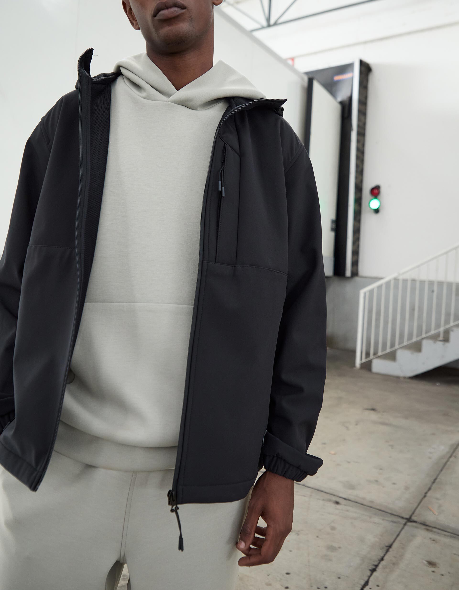 Comprar Online Parka com Capuz, Homem, Preto