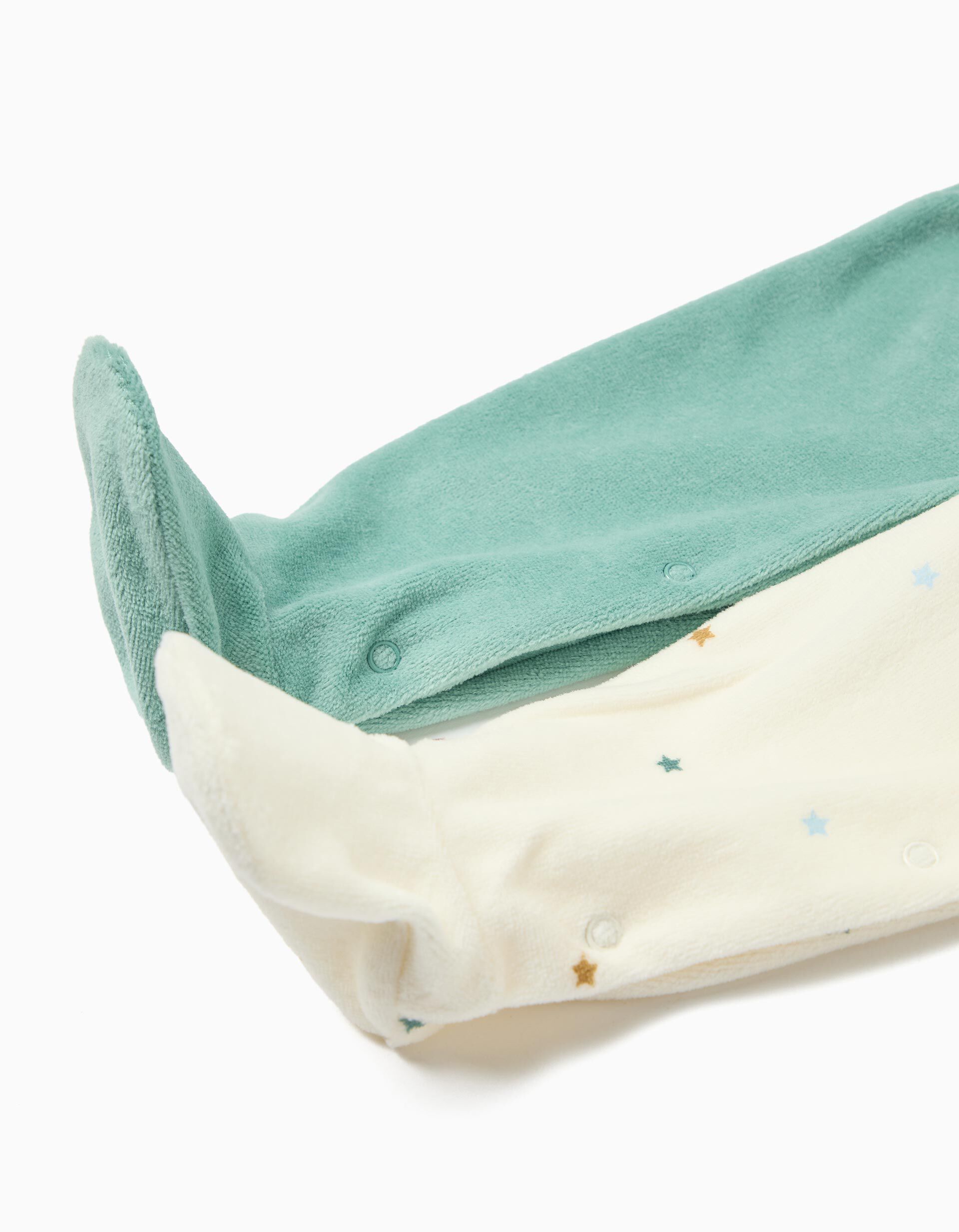 Comprar Online Pack 2 Babygrows Veludo, Rec&eacute;m-Nascido, Verde Escuro