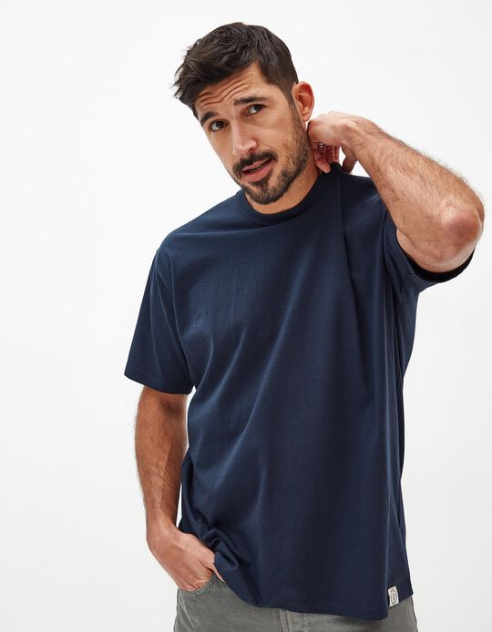 Comprar Online T-shirt, Homem, Azul Escuro