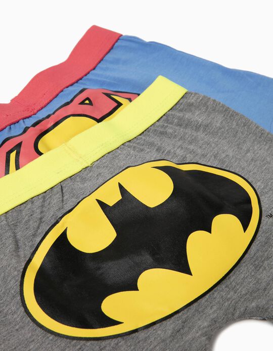 Pack of 2 Batman & Superman Boxers