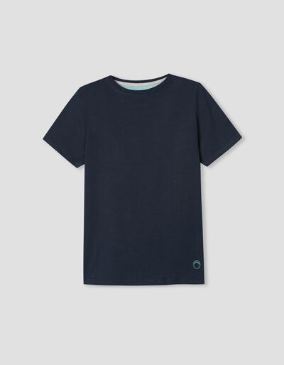 T-shirt, Menino, Azul escuro