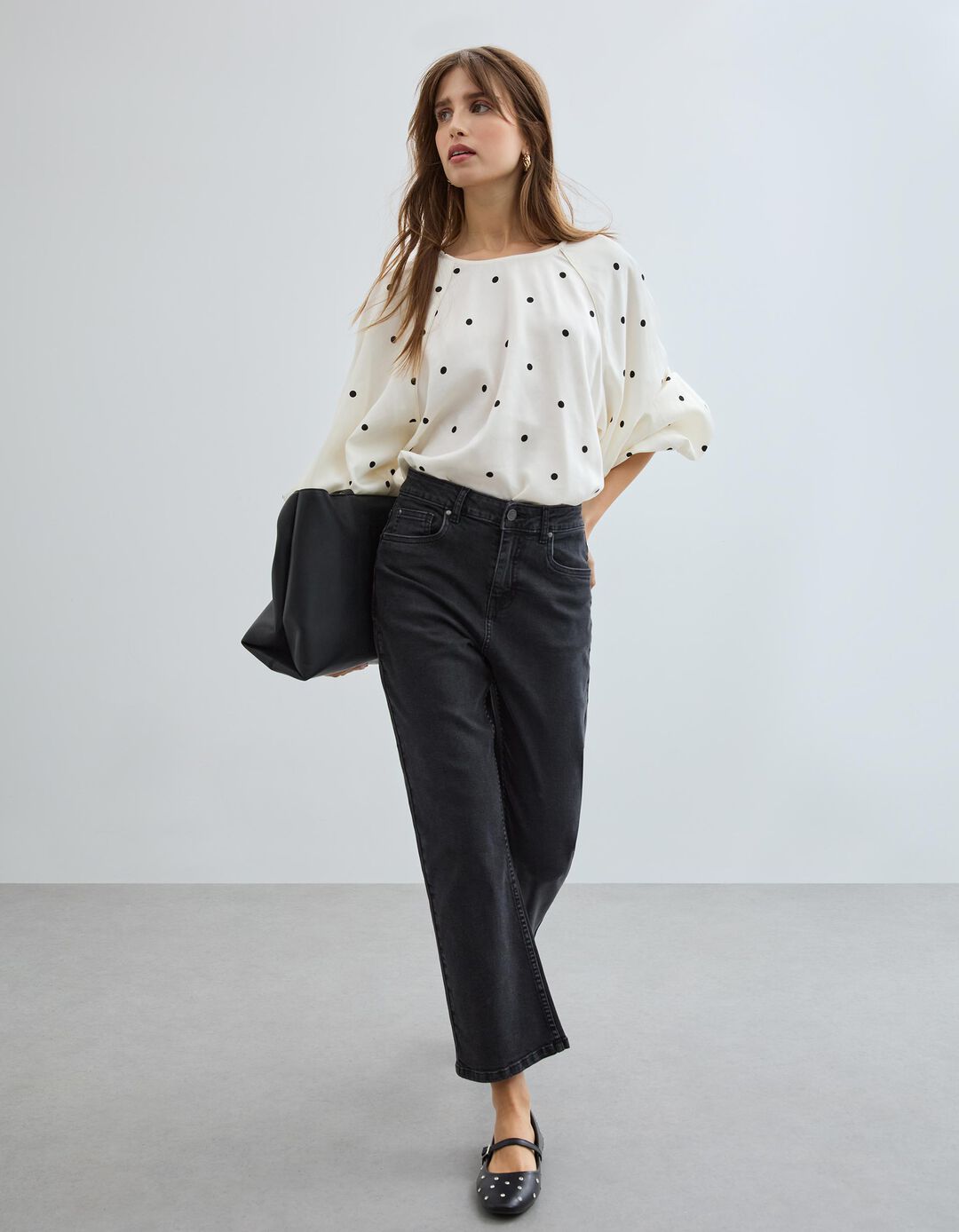 Cal&ccedil;as de Ganga 'Slim', Mulher, Preto