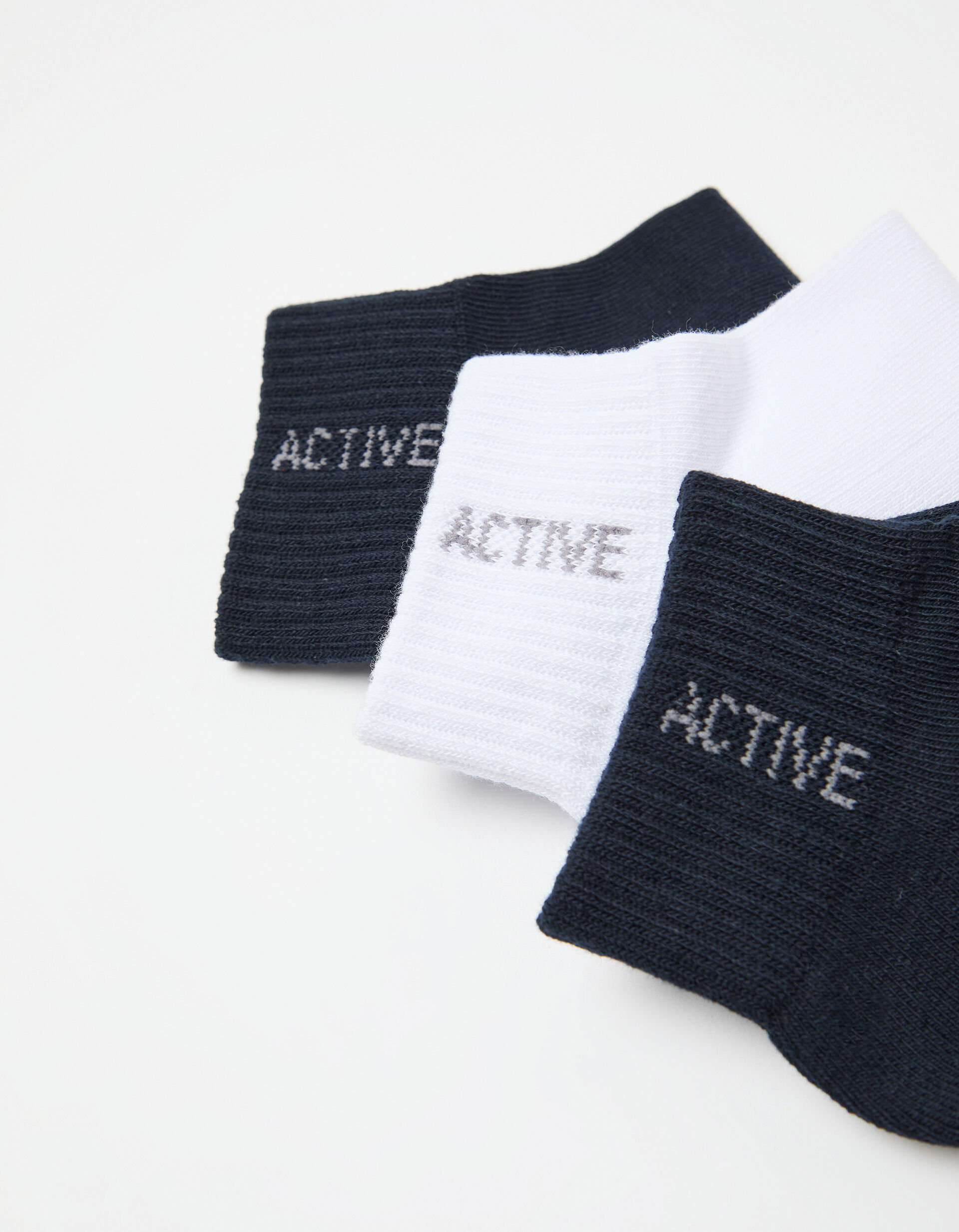 Comprar Online Pack 3 Pares de Meias Tornozelo, Homem, Multicor