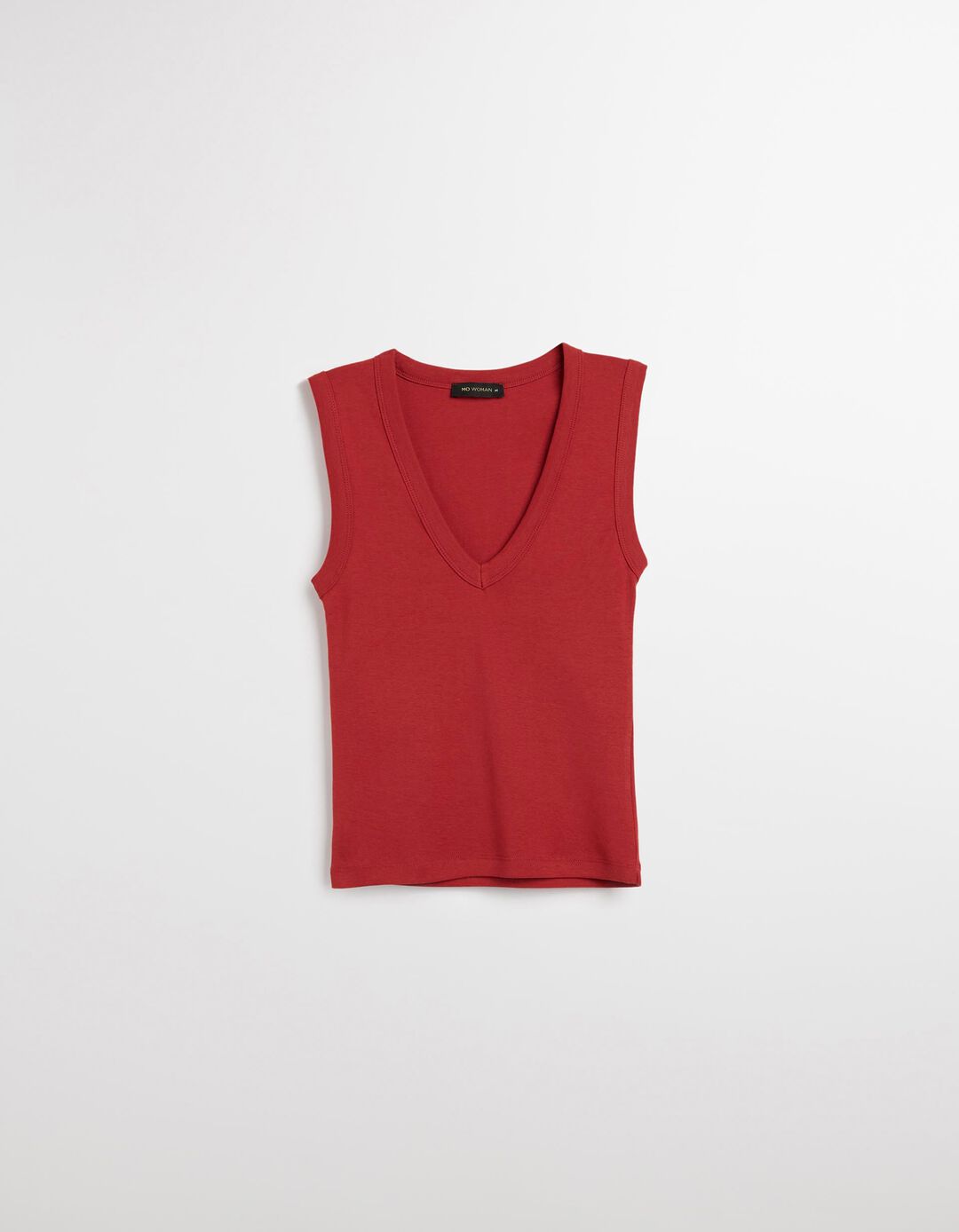 Top, Mulher, Vermelho Escuro