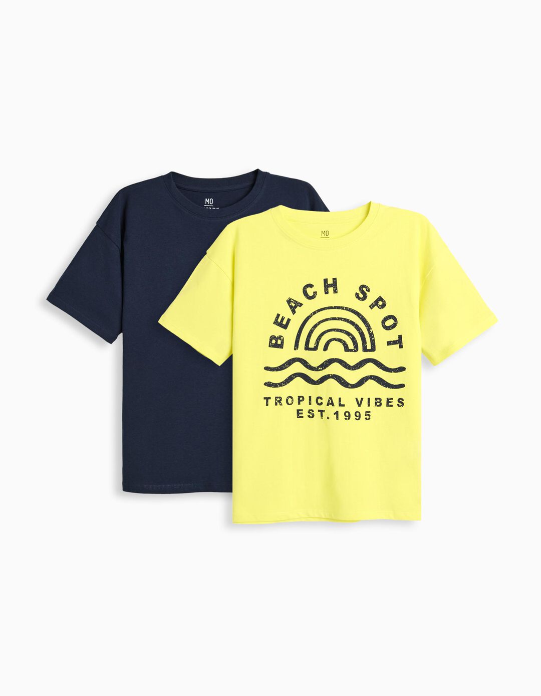 Pack 2 T-shirts, Menino, Amarelo