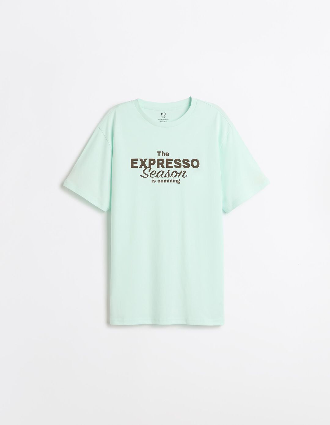 T-shirt Jersey Estampada, Homem, Azul Claro