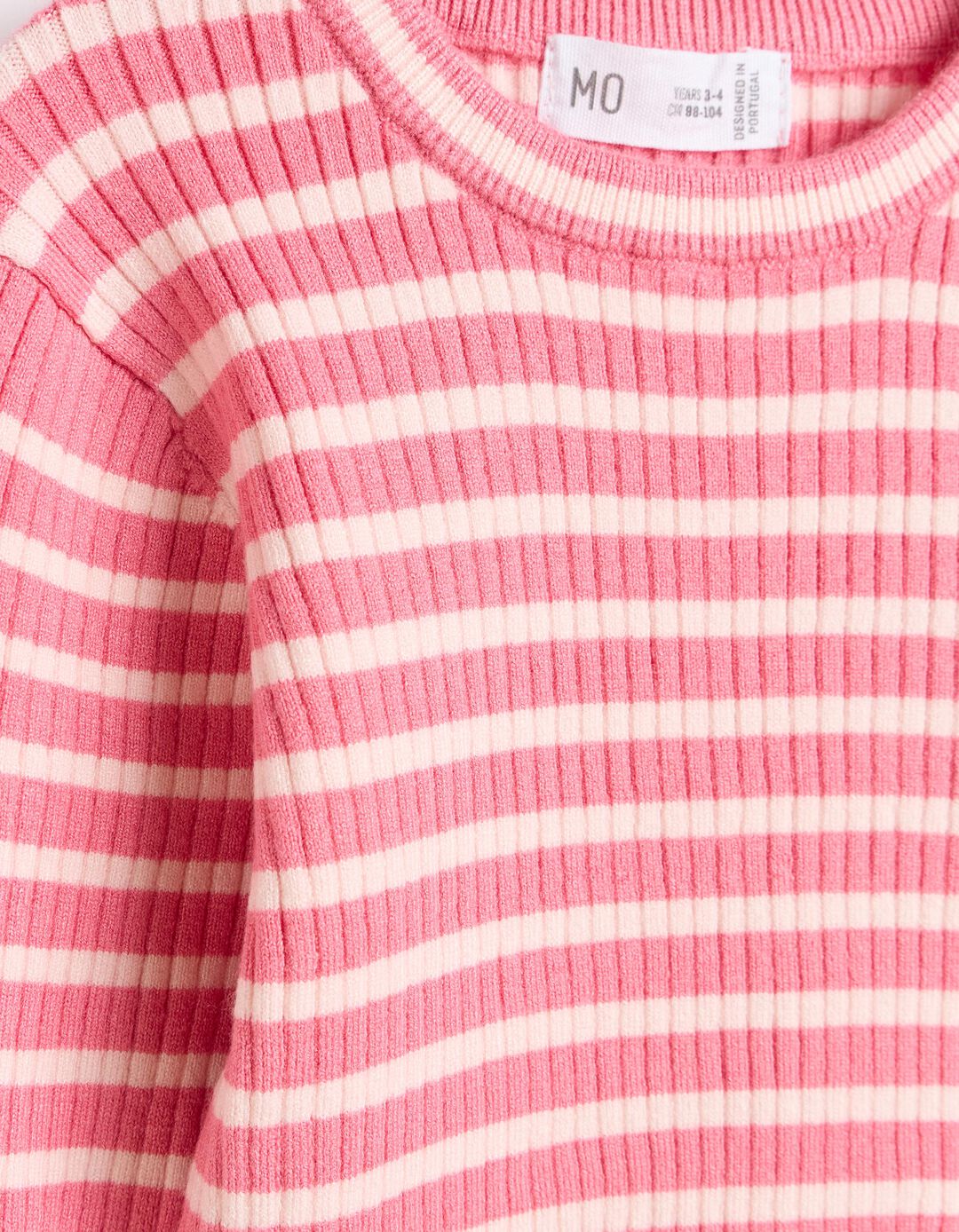 Camisola De Malha &Agrave;s Riscas, Menina, Rosa