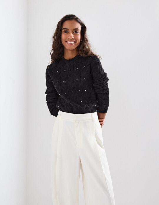 Comprar Online Camisola de Malha, Mulher, Preto