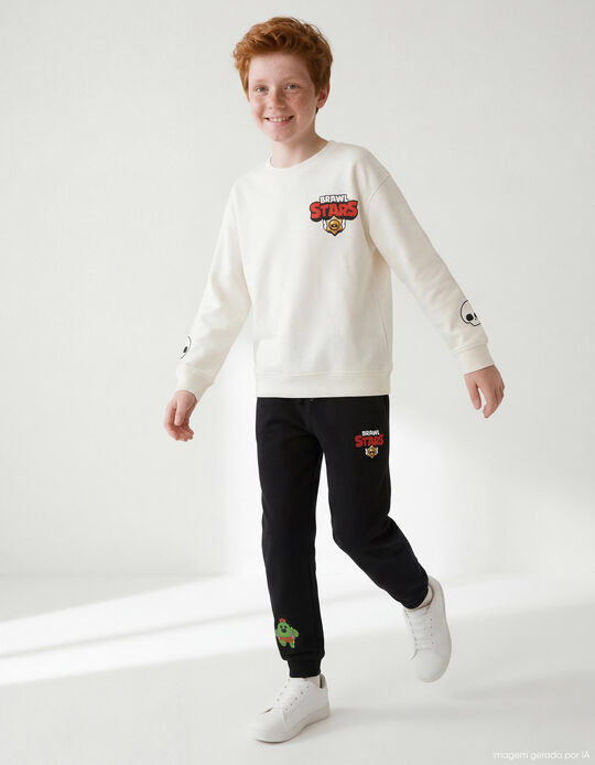 Comprar Online Joggers de Felpa 'Brawl Stars', Menino, Preto