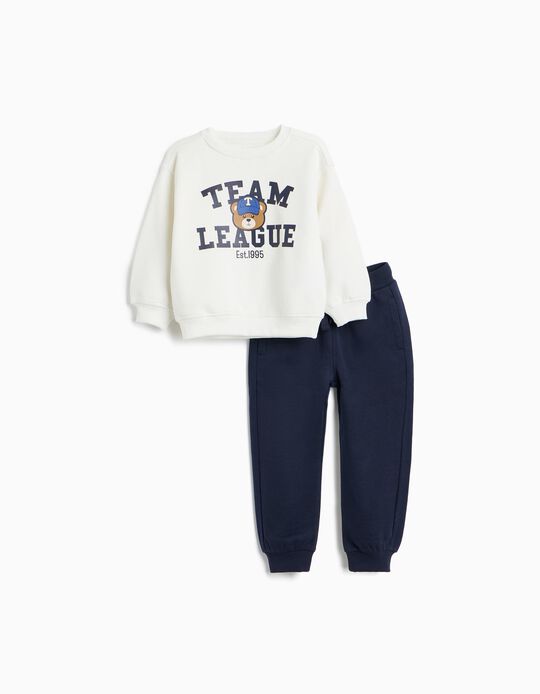 Comprar Online Conjunto De Jogging, Menino, Branco