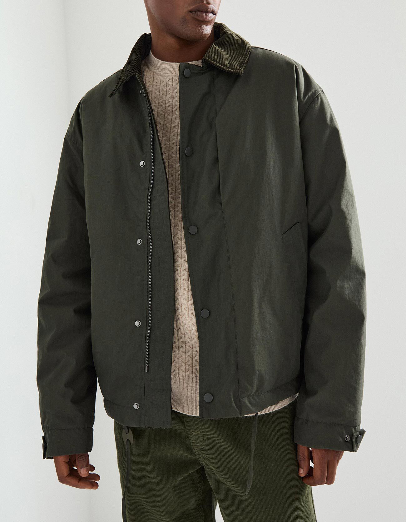 Comprar Online Blus&atilde;o, Homem, Verde Escuro