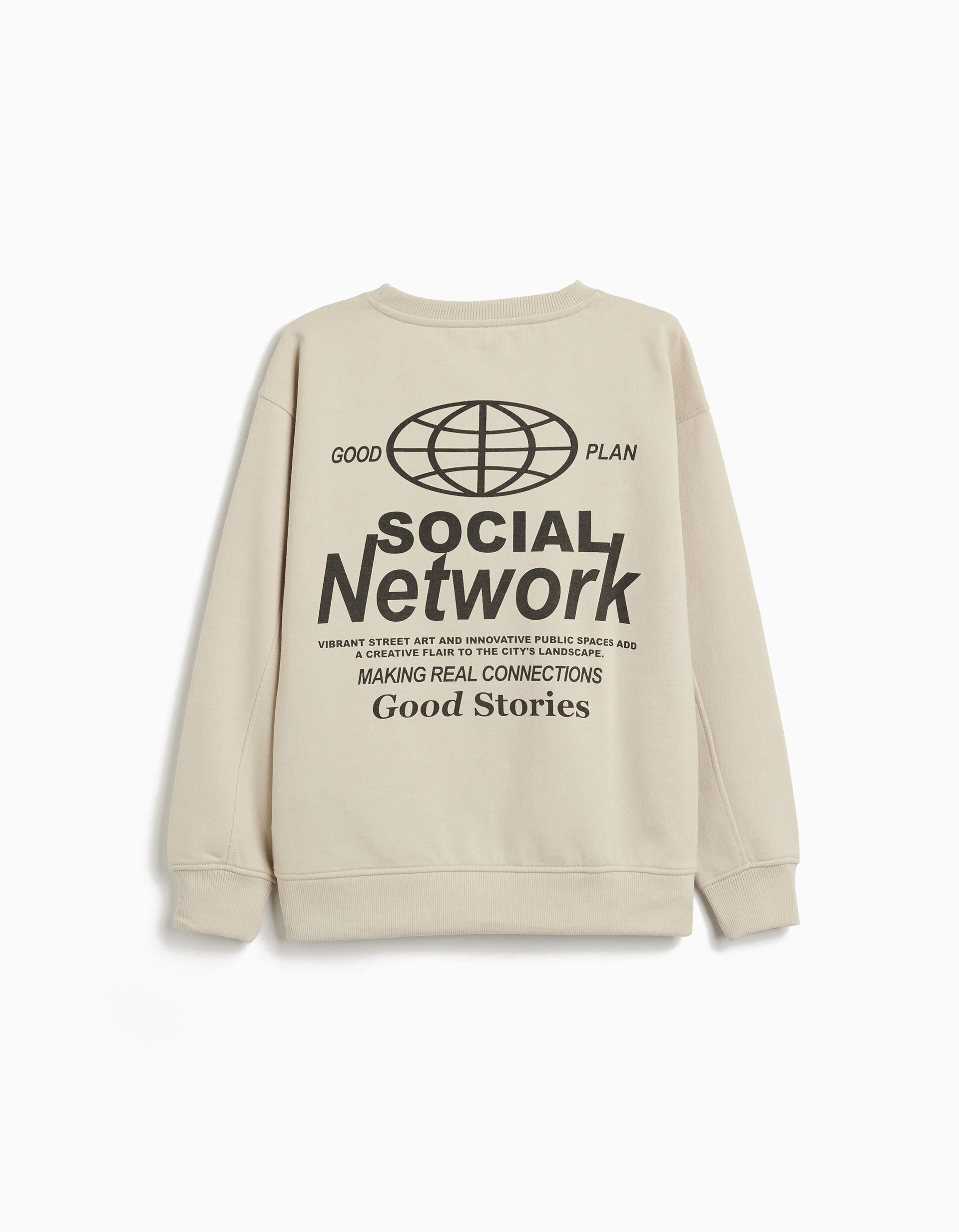 Comprar Online Sweatshirt de Felpa, Menino, Cinzento