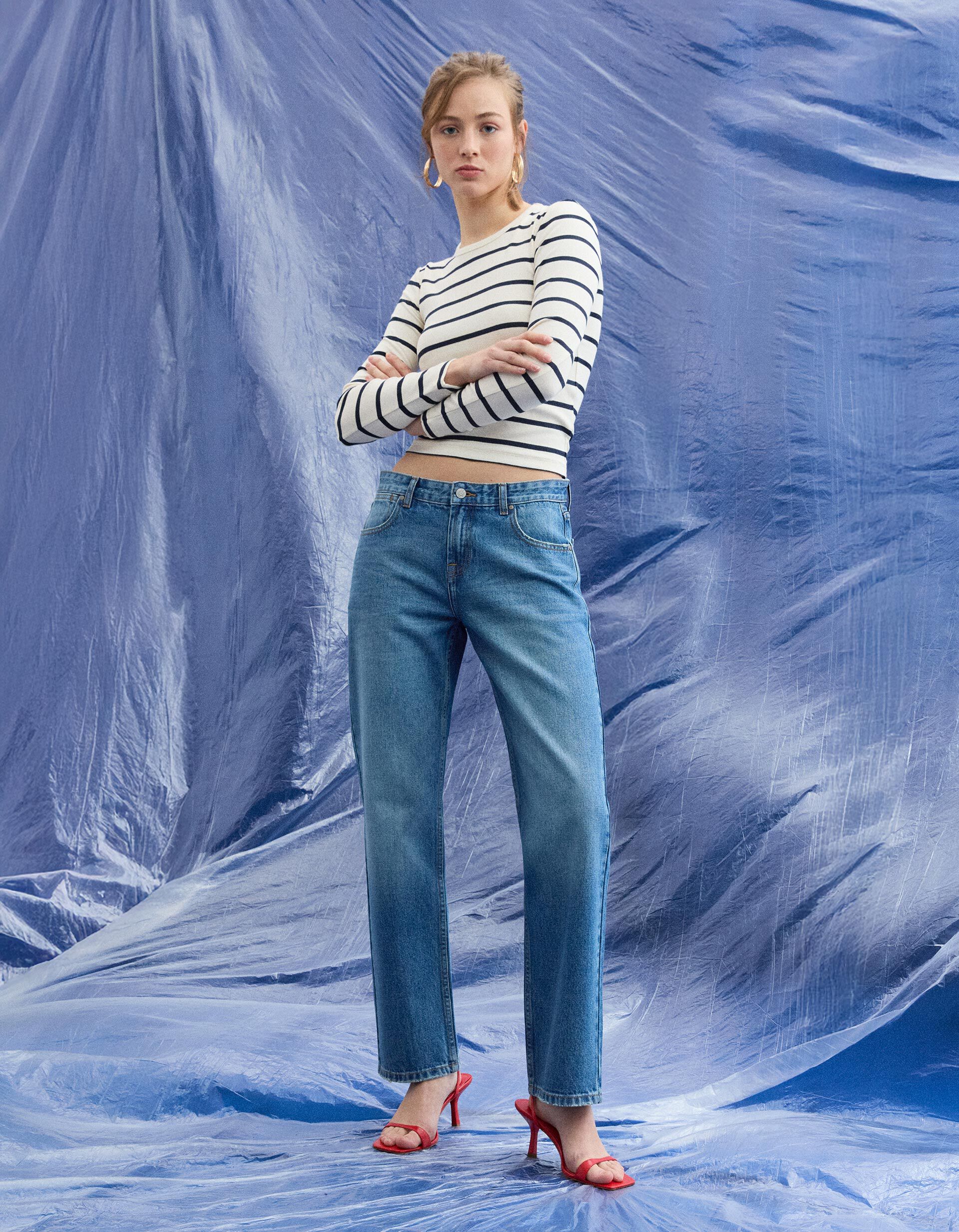 Comprar Online Cal&ccedil;as de Ganga 'Straight Fit', Mulher, Azul