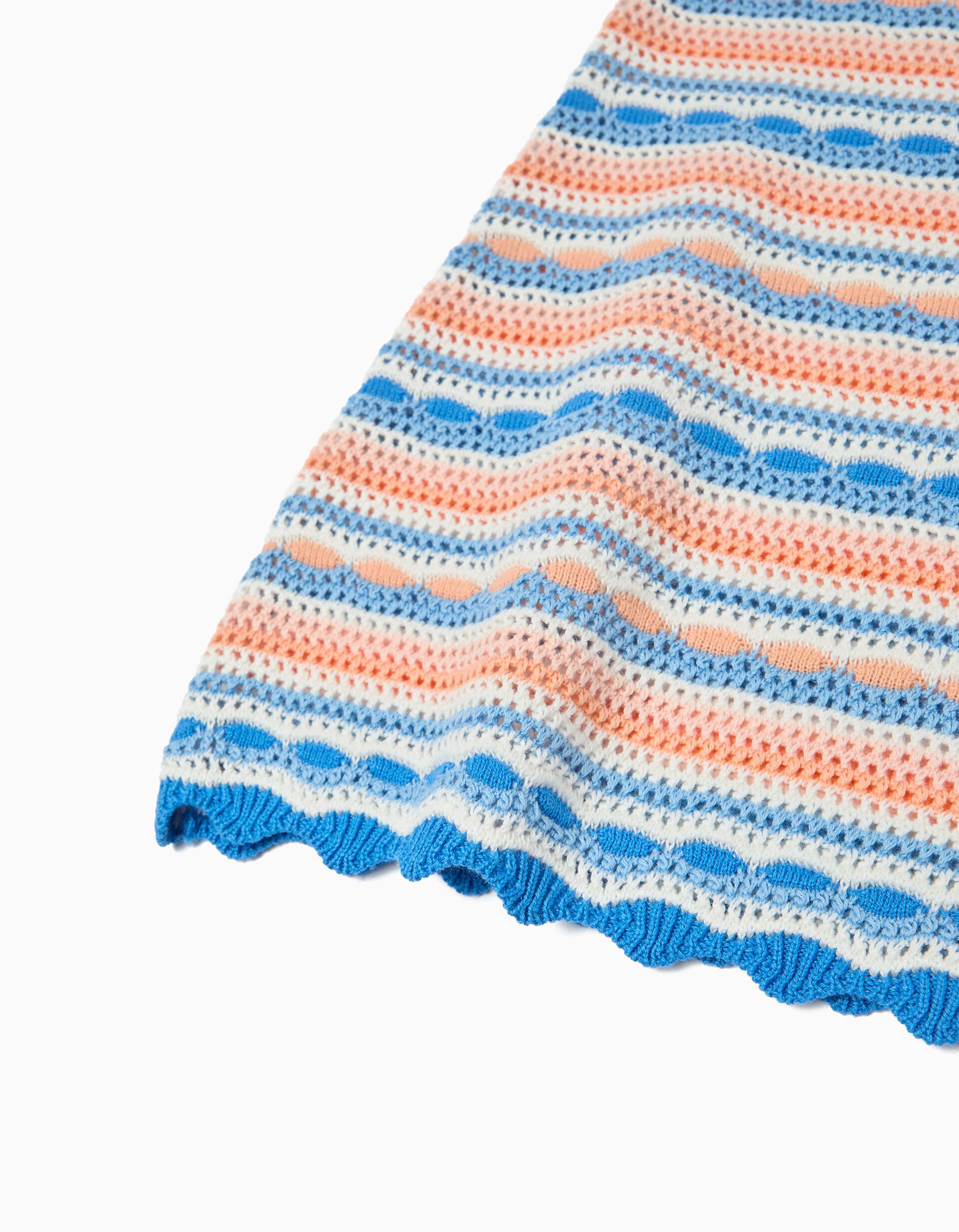 Comprar Online Vestido Crochet, Menina, Azul