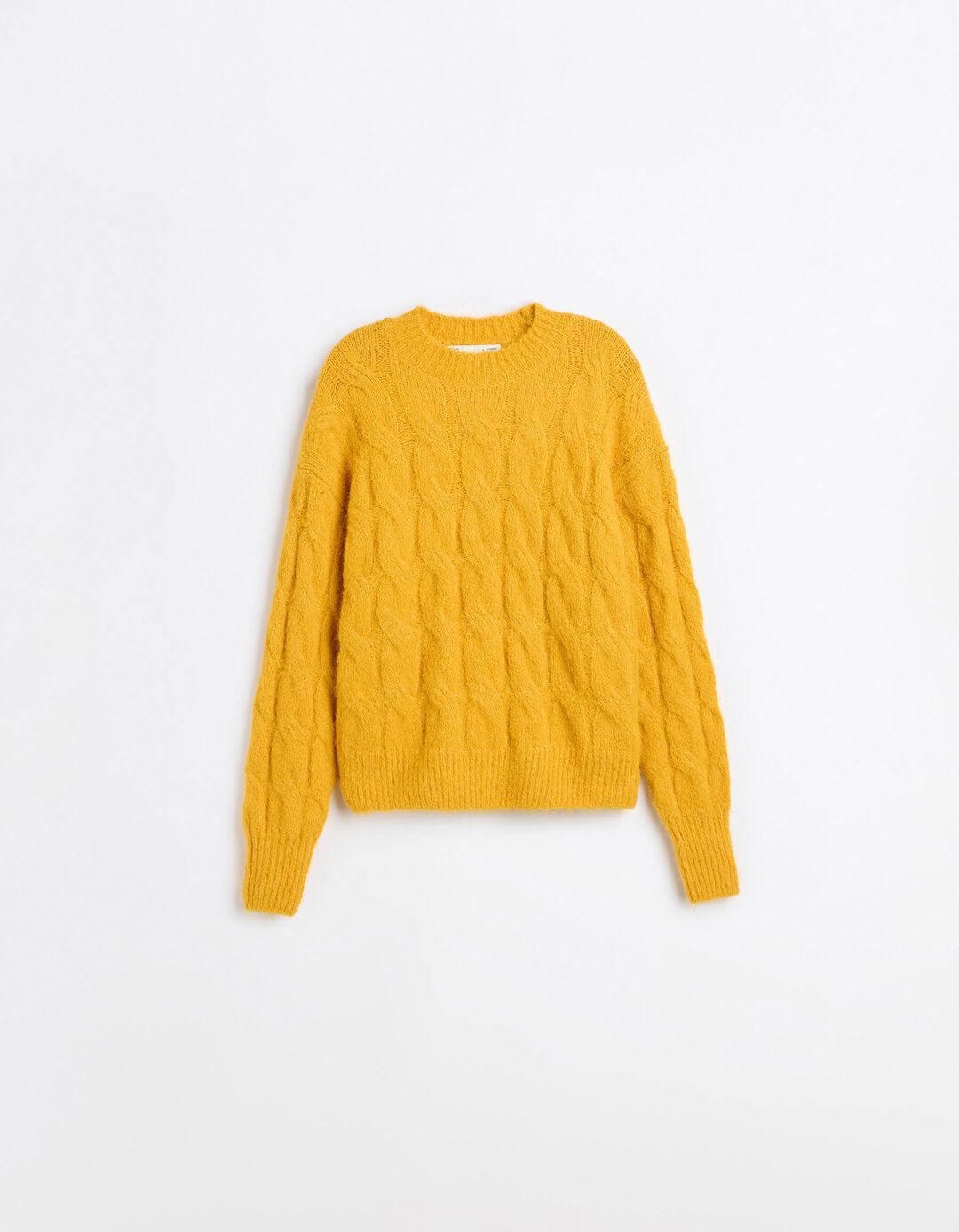 Camisola De Malha, Mulher, Amarelo