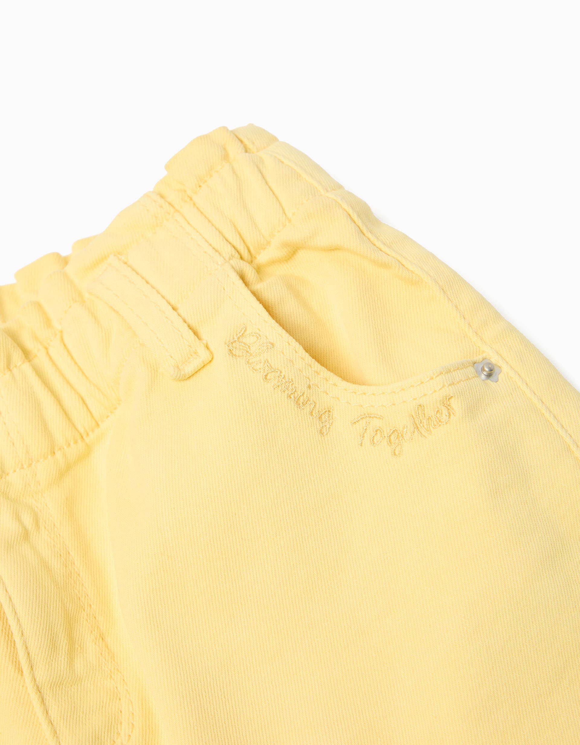 Comprar Online Cal&ccedil;as de Ganga Paperbag, Menina, Amarelo Claro