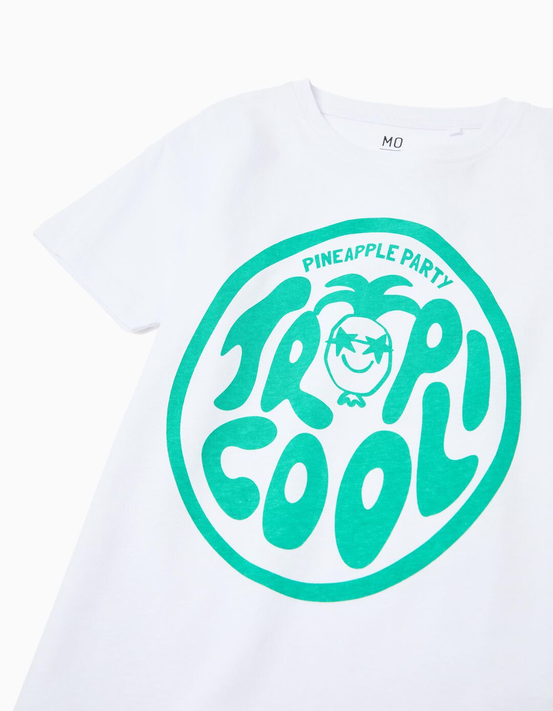 T-shirt Estampada, Menino, Branco