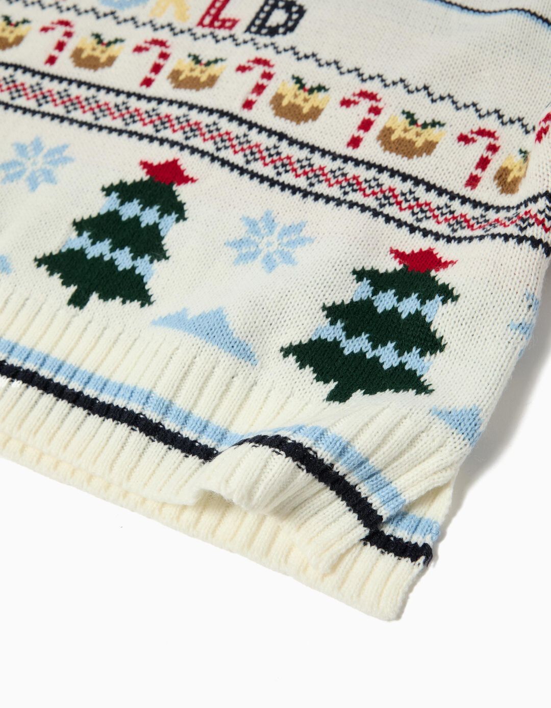 Camisola Natal de Malha, Menina, Multicor 