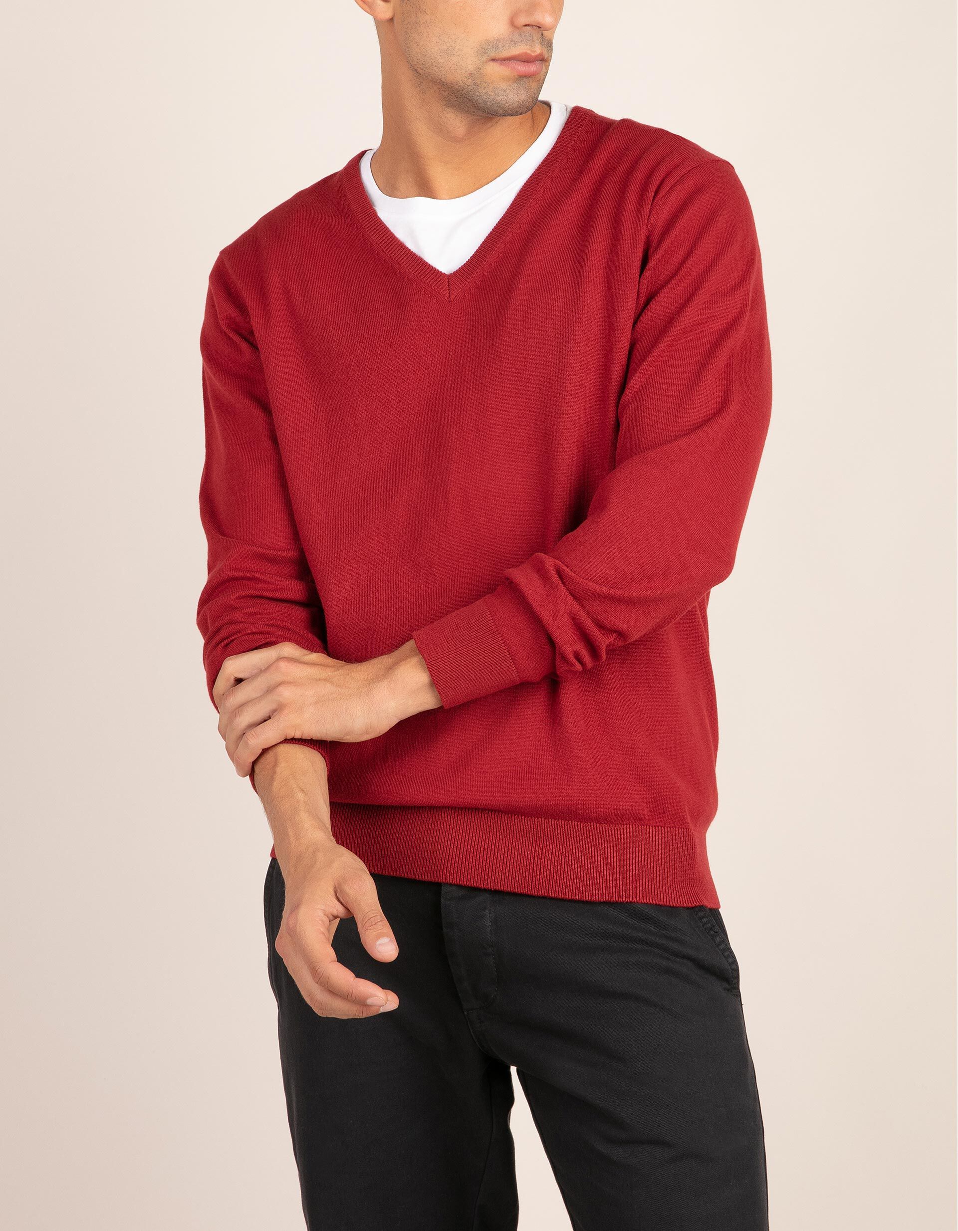 v neck zip jumper
