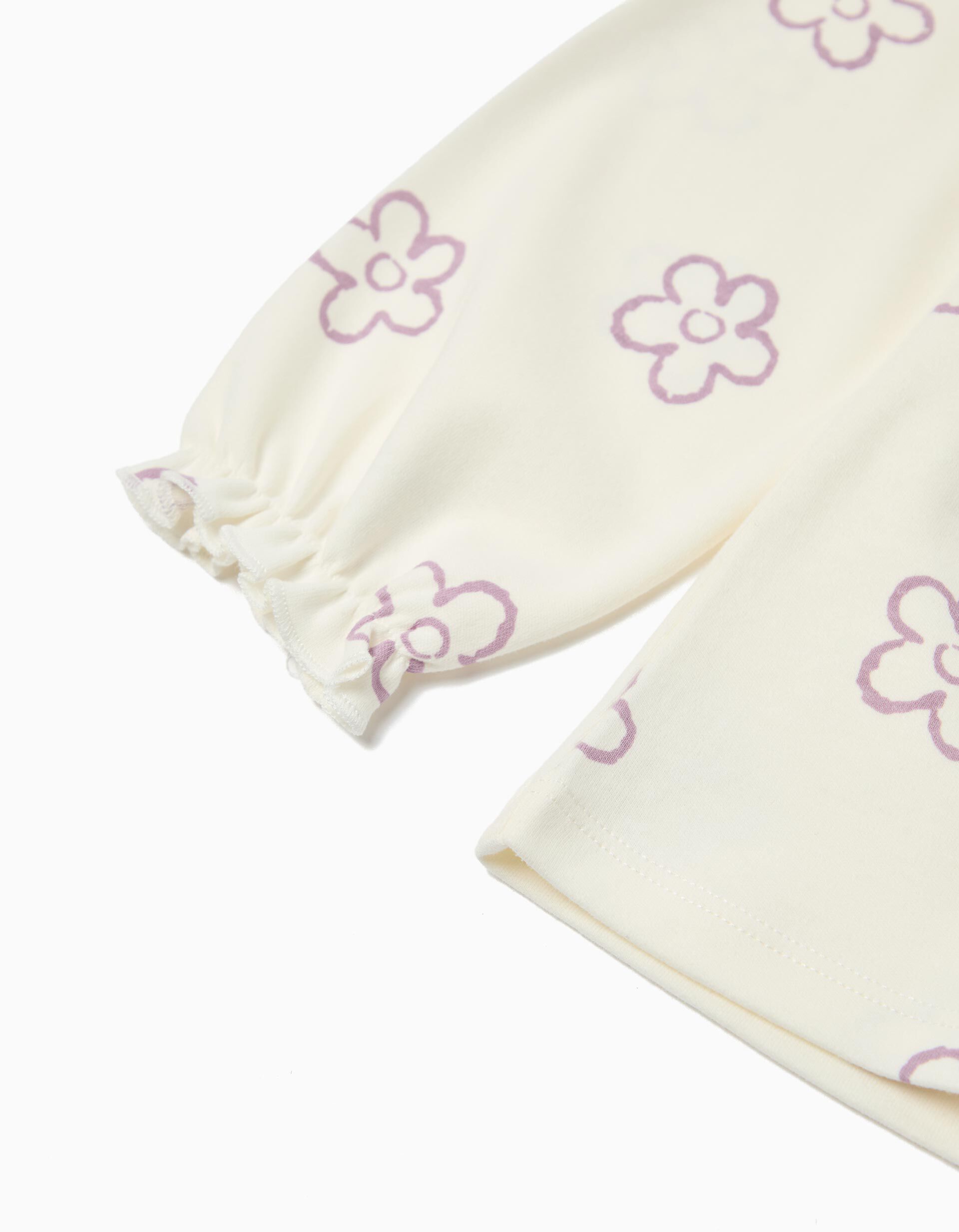 Comprar Online Pijama Flores, Menina, Branco 