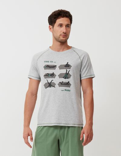 Pyjamas T-shirt, Men, Light Grey