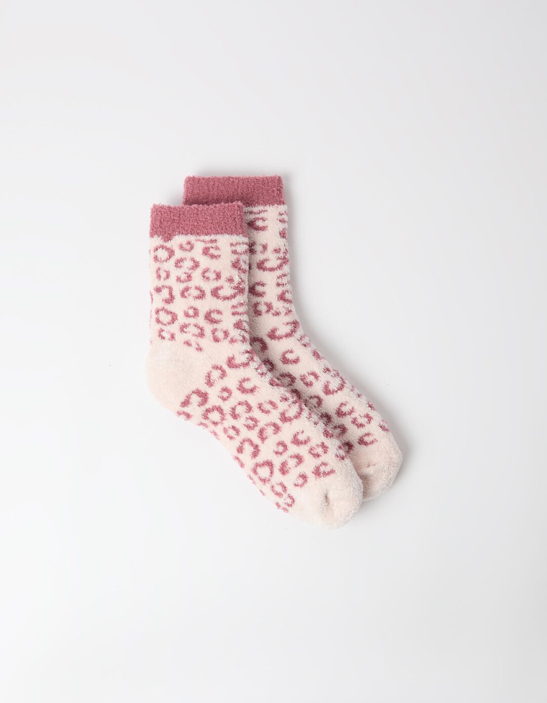 Par De Meias Animal Print, Mulher, Rosa