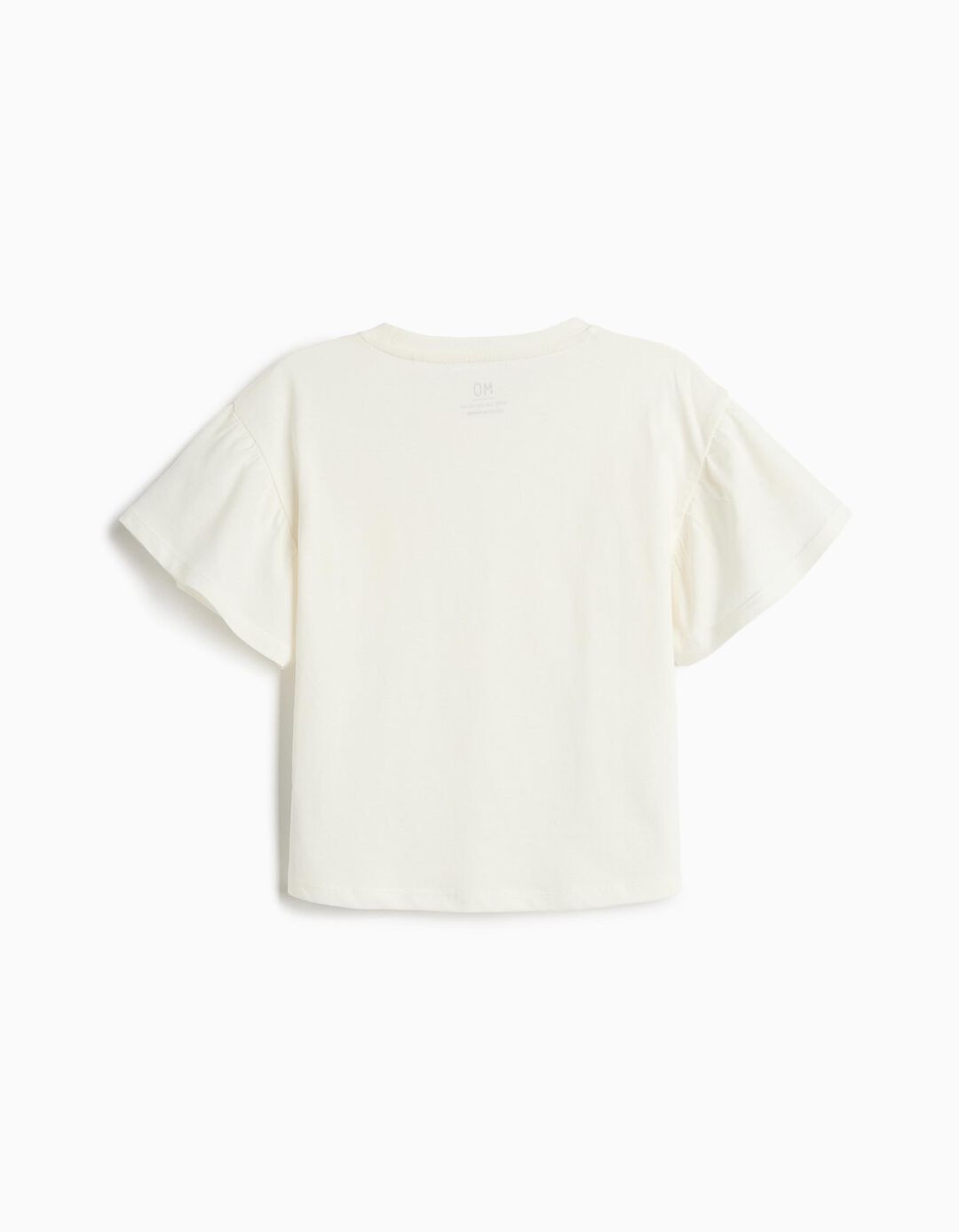 T-shirt com Bolso, Menina, Branco