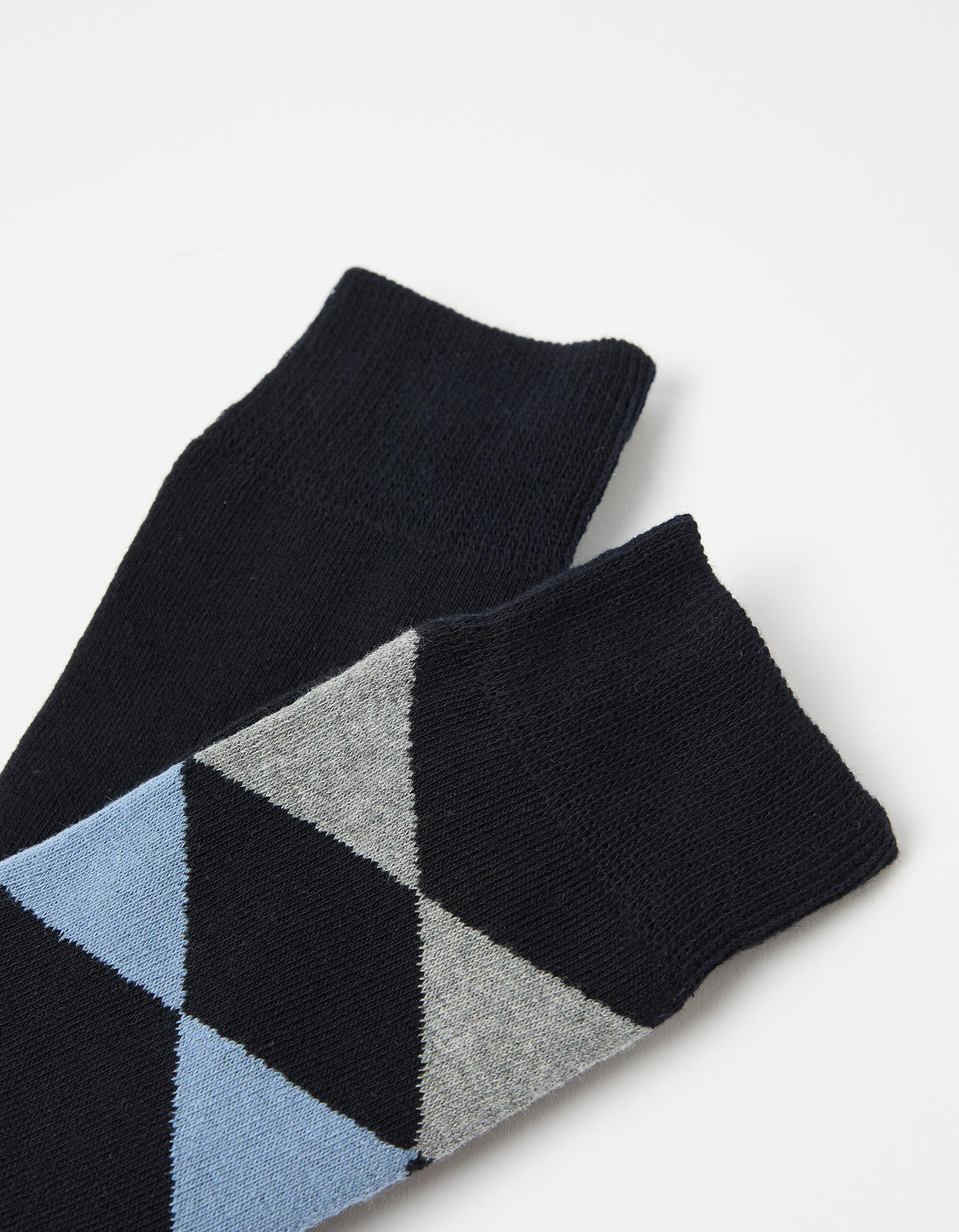 Comprar Online Pack 2 Pares de Meias, Homem, Azul Escuro