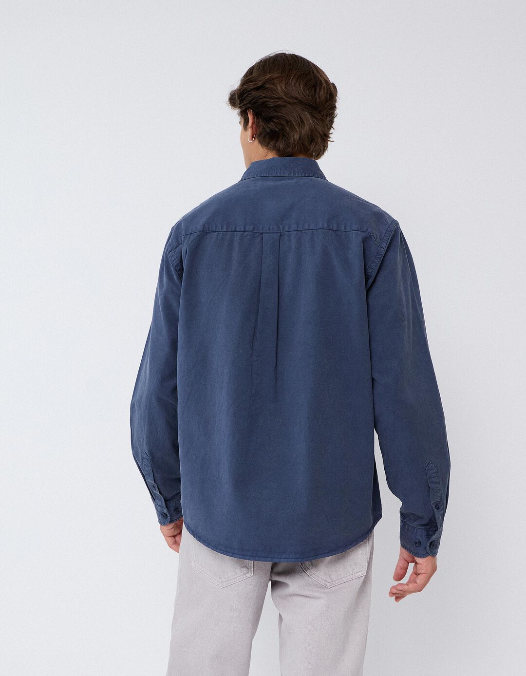 Camisa Liocel, Homem, Azul Escuro