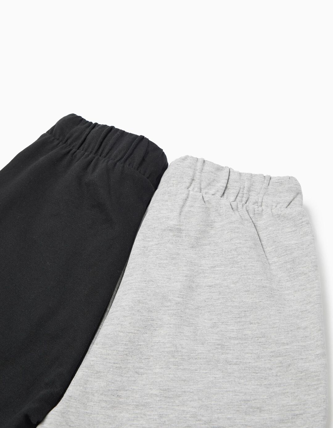 Pack 2 Cal&ccedil;&otilde;es de Felpa, Menino, Cinzento Claro