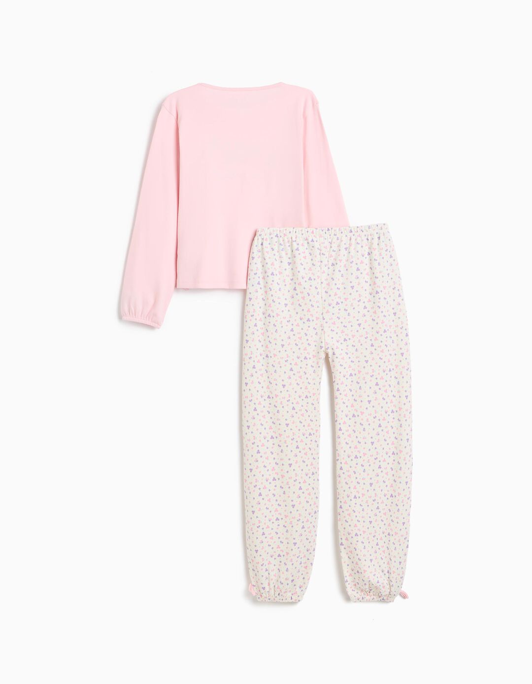 Pijama Interlock, Menina, Rosa