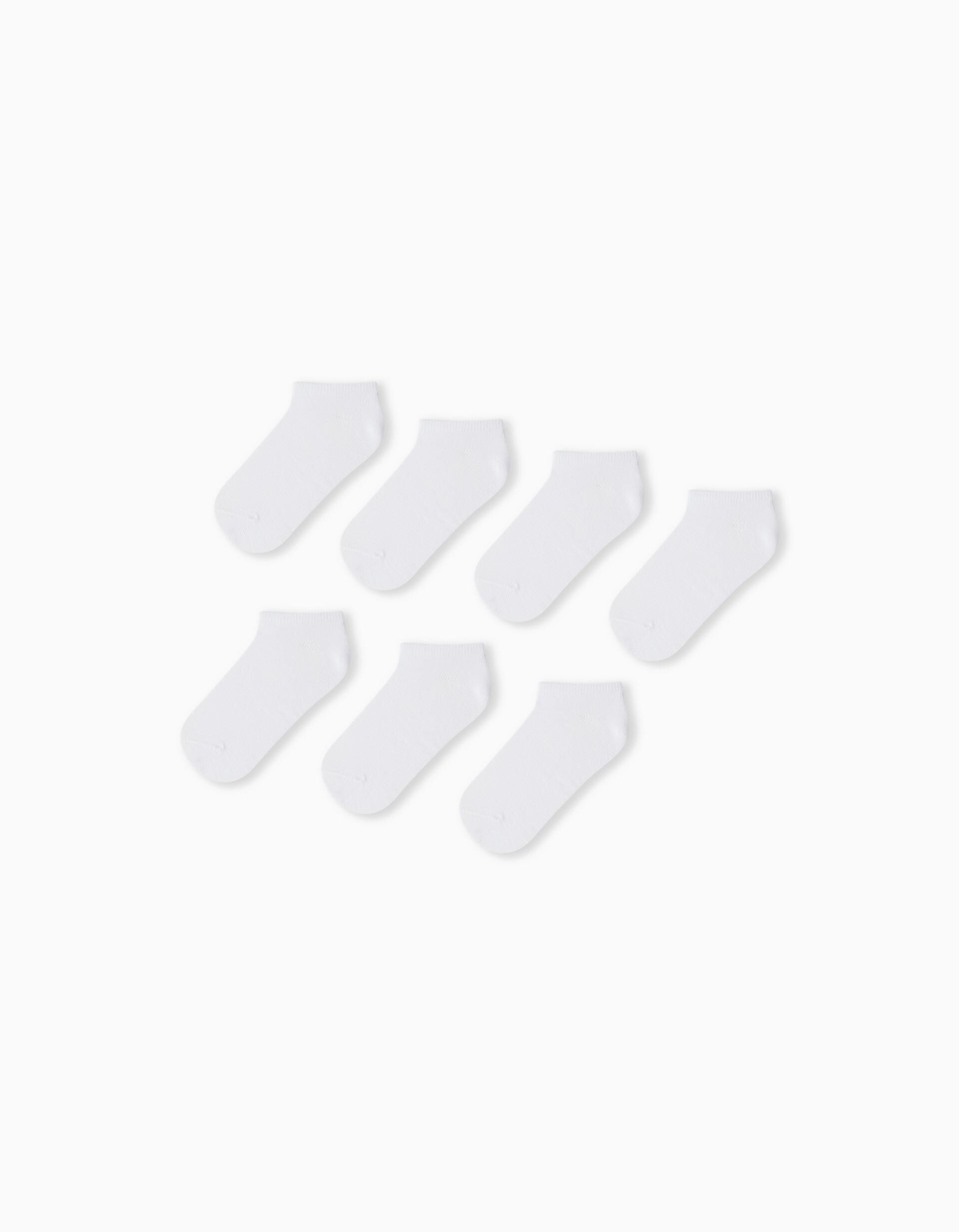 Comprar Online 7 Pairs of Ankle Socks Pack, Girls, White