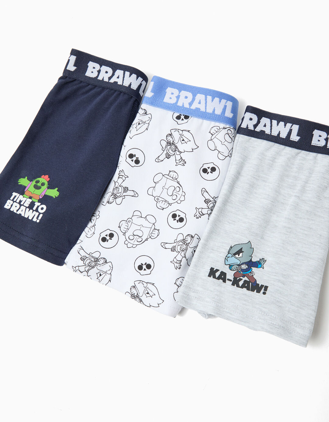 Pack 3 Boxers 'Brawl Stars', Menino, Multicor