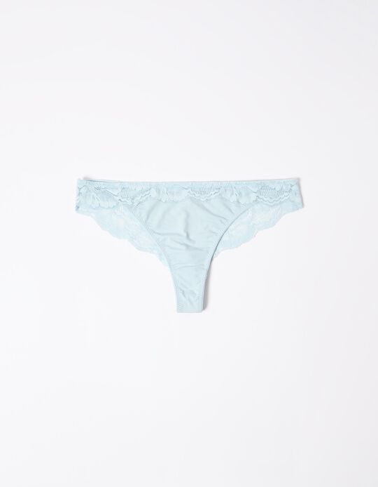 Comprar Online Cuecas com Renda, Mulher, Azul Claro