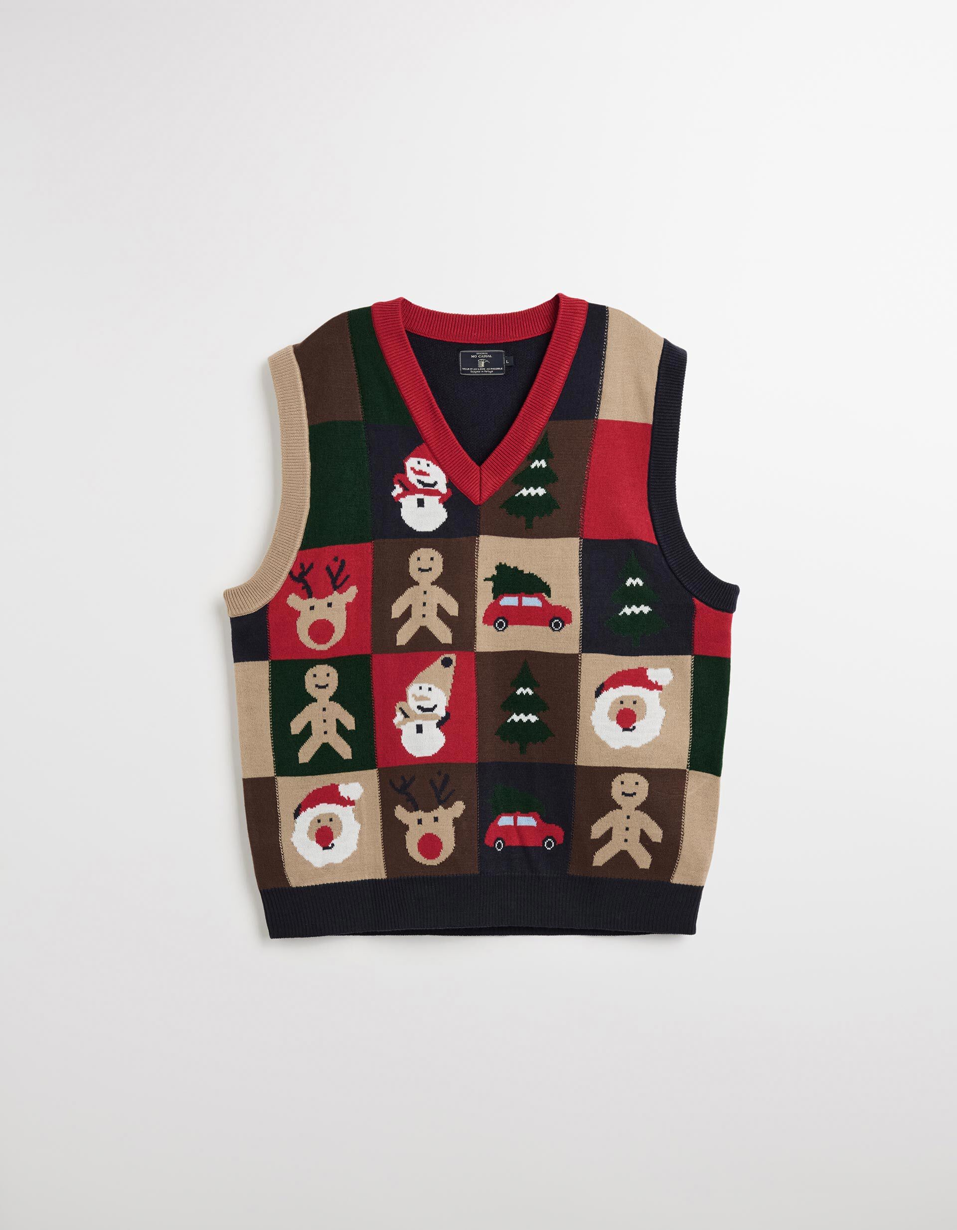 Comprar Online Colete de Malha, Homem, Multicor