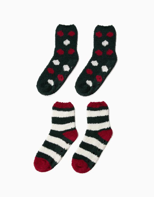 Pack de 2 pares de meias natal&iacute;cias