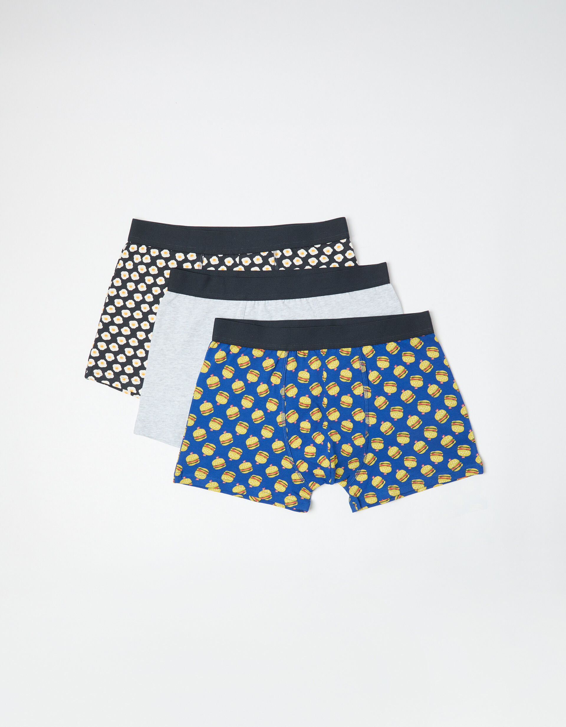 Pack 3 Boxers, Homem, Azul Escuro