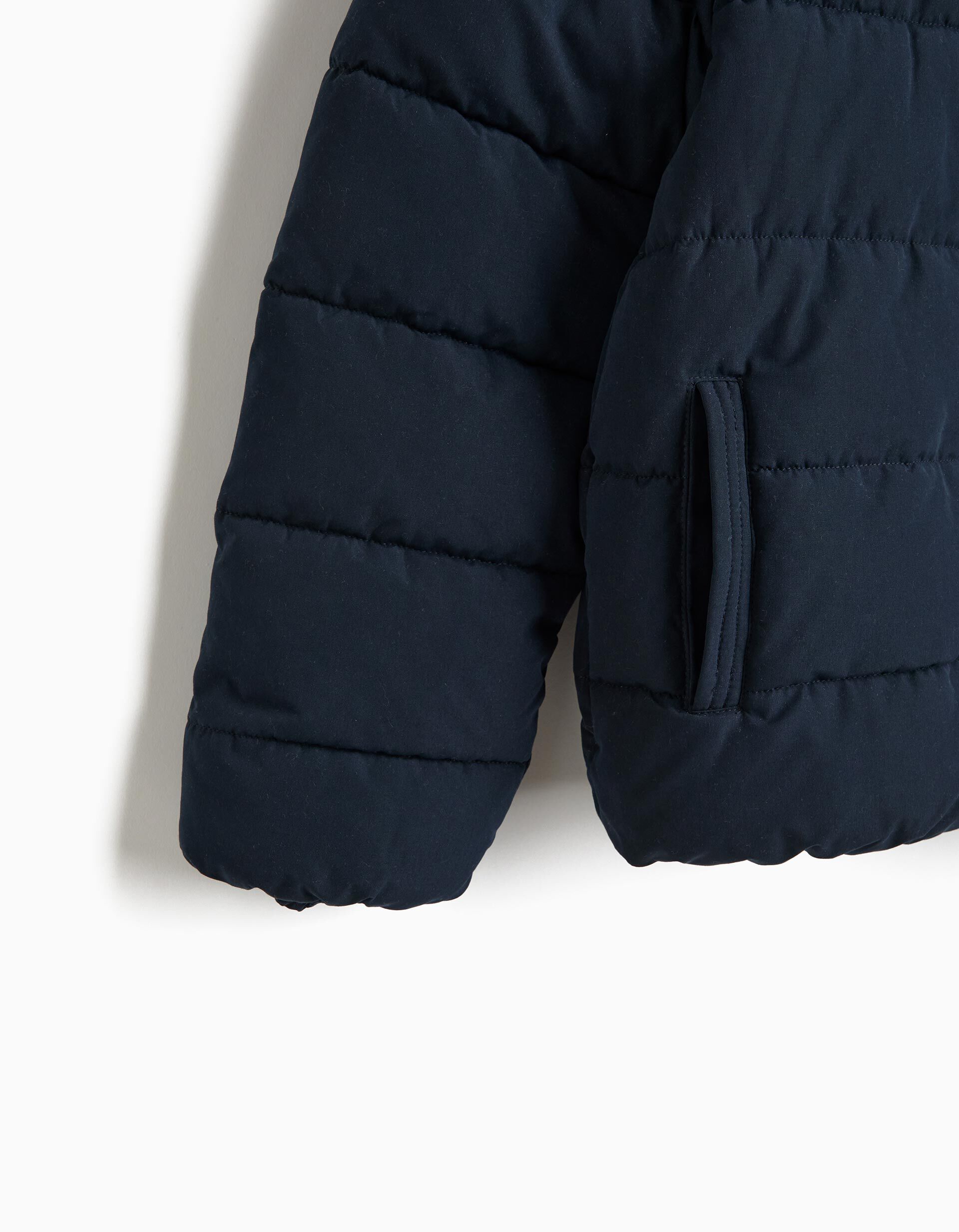 Comprar Online Casaco Acolchoado Com Capuz, Menino, Azul Escuro