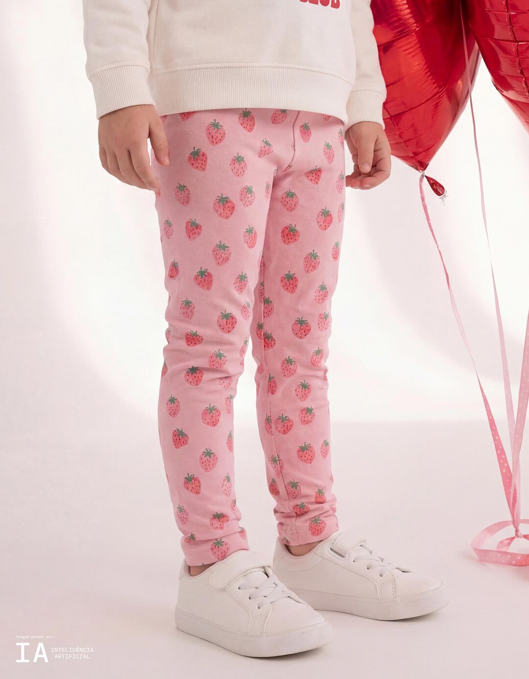 Pack 2 Leggings, Menina, Rosa