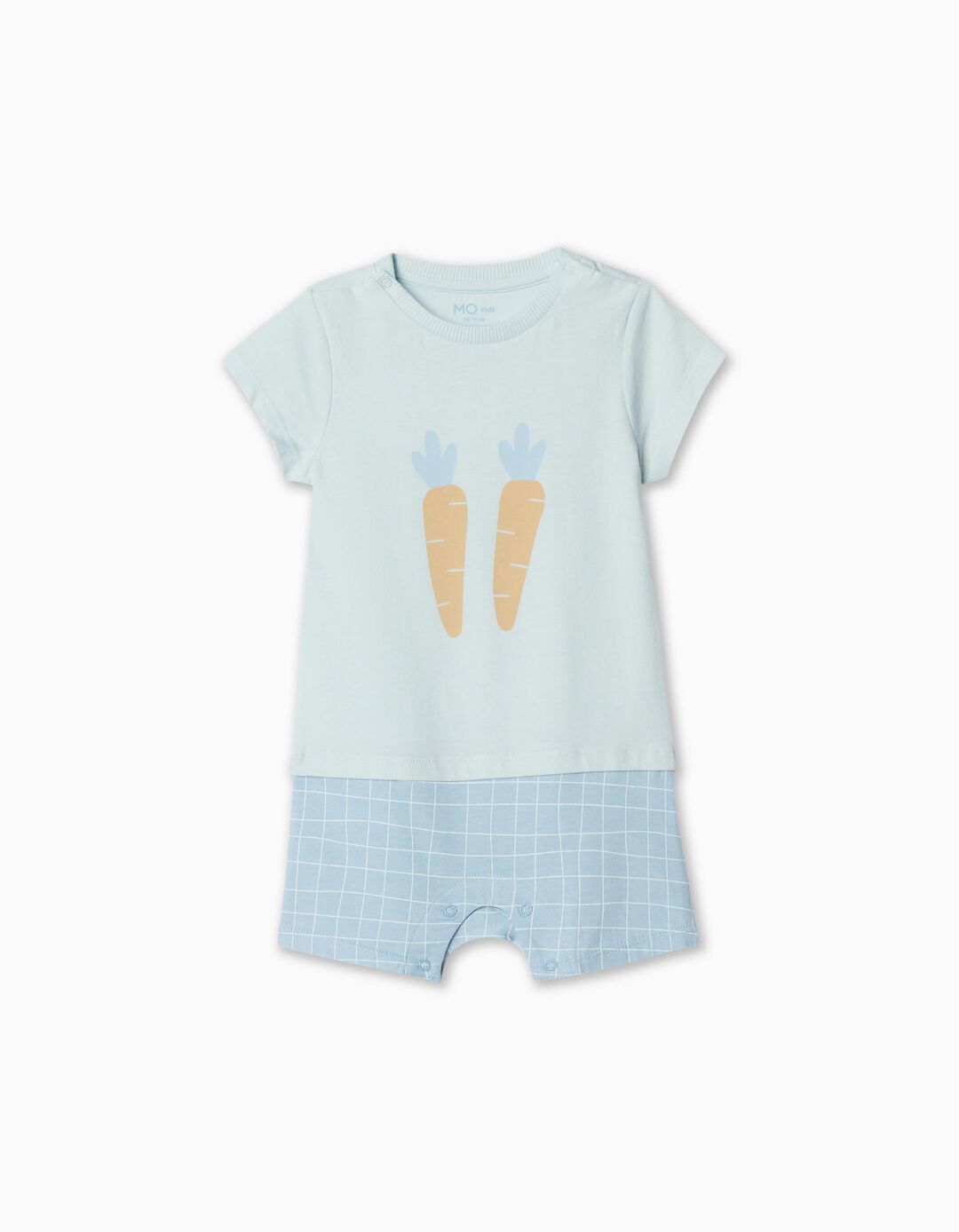 Pijama-macacão, Bebé Menino, Azul Claro