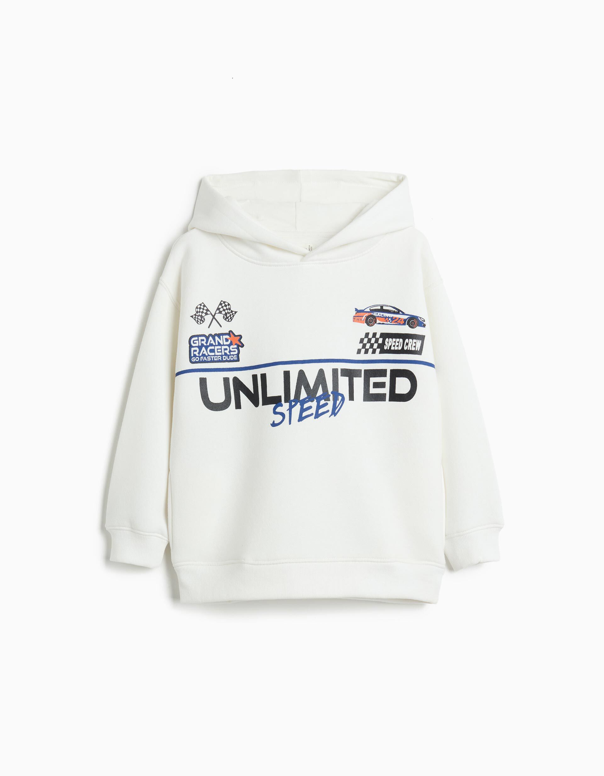 Comprar Online Sweatshirt com Capuz, Menino, Branco