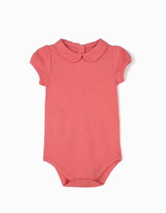 Body para Rec&eacute;m-Nascida, Rosa