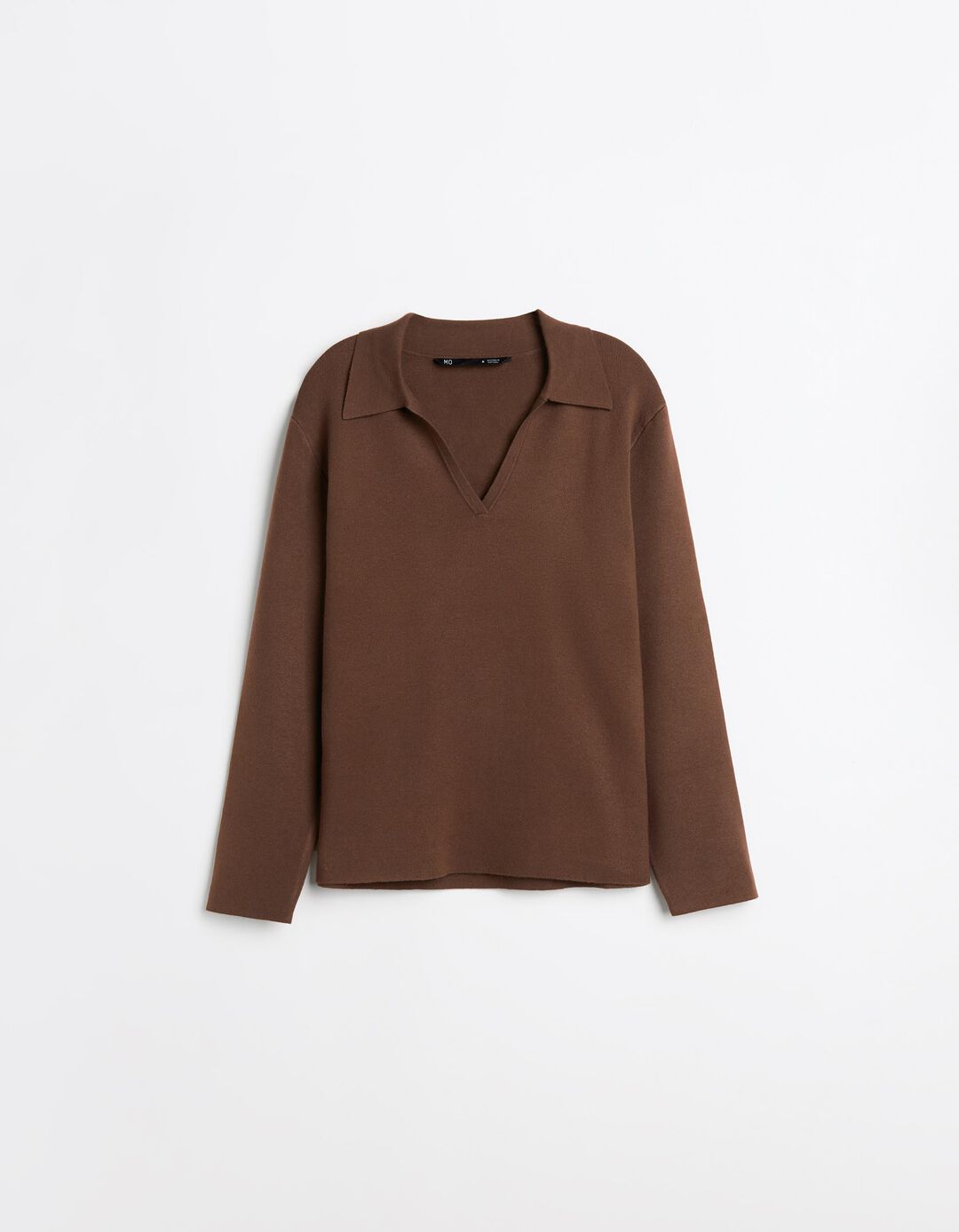 Polo de Malha, Mulher, Castanho Escuro