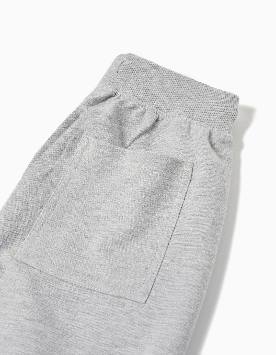 Calções Fleece, Menino, Cinzento Claro 
